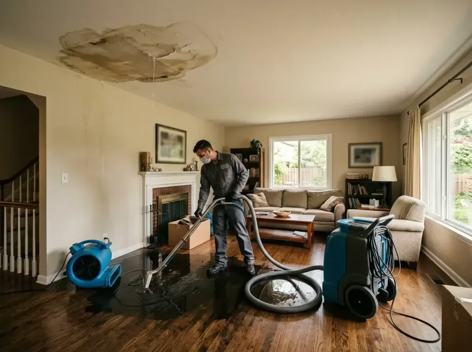 attic-pipe-burst-ceiling-drip-008 — frequently asked questions, Water Damage Restoration & Carpet Care in Jasper, AL